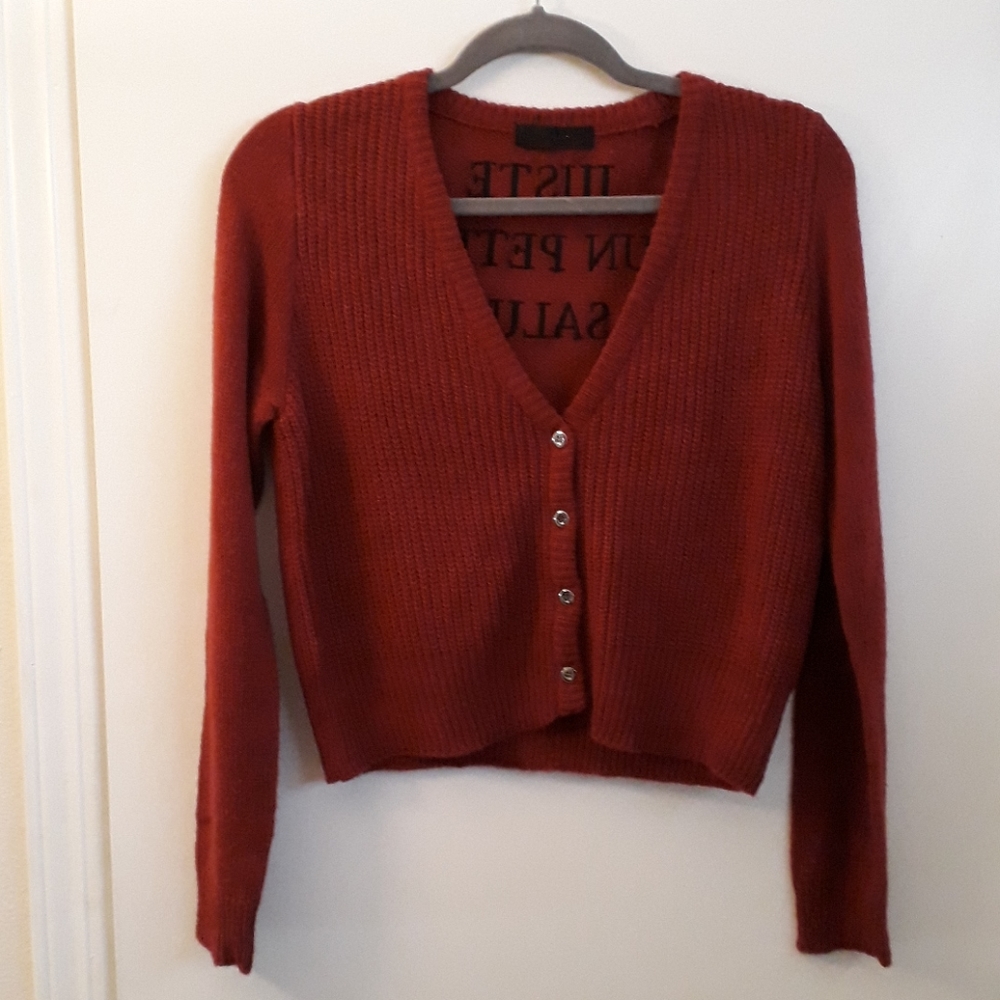 NWOT: Short Sweter Cardigan : S